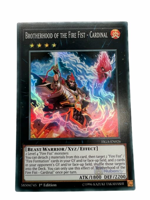 BROTHERHOOD OF THE FIRE FIST – CARDINAL FIGA-EN026