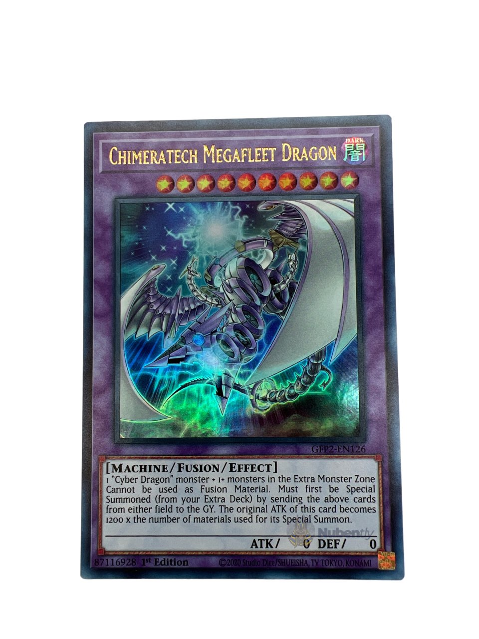 Yu-Gi-Oh! GFP2-EN123 Chimeratech Fortress Dragon – Ultra Rare 1st Edition – English – Lightly Played