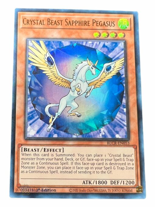 CRYSTAL BEAST SAPPHIRE PEGASUS BLCR-EN053