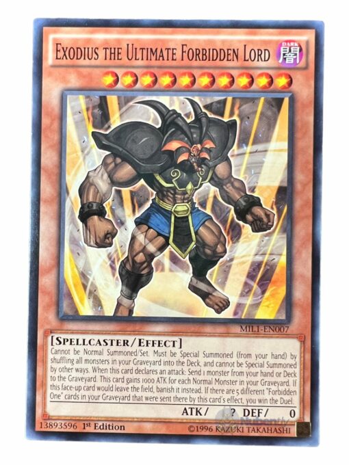 EXODIUS THE ULTIMATE FORBIDDEN LORD MIL1-EN007