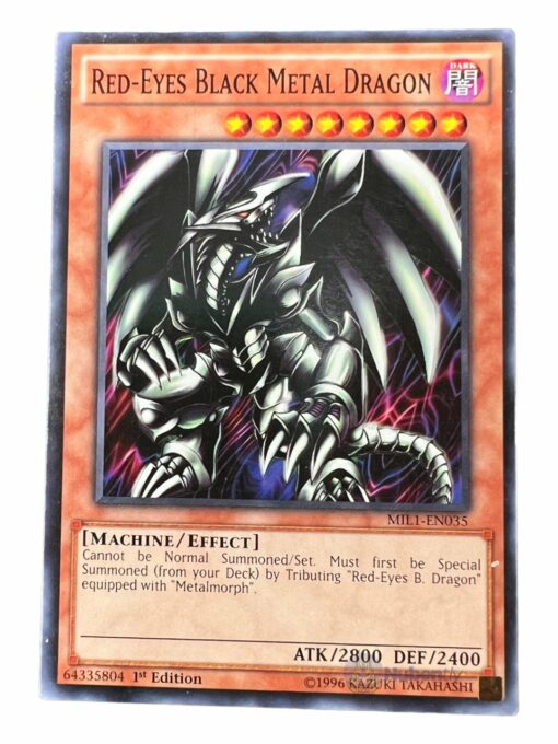 RED-EYES BLACK METAL DRAGON MIL1-EN035